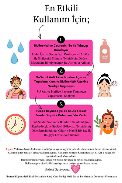 SoSeoul Anti Pimple Patch Çay Çiçeği Ve Salisilik Asit Özlü Anti Acne Set 72'li Sivilce Bandı