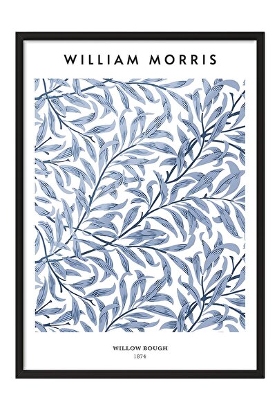 Postifull Черна рамка за картина, постер и комплект рамки, Уилям Морис - Will...