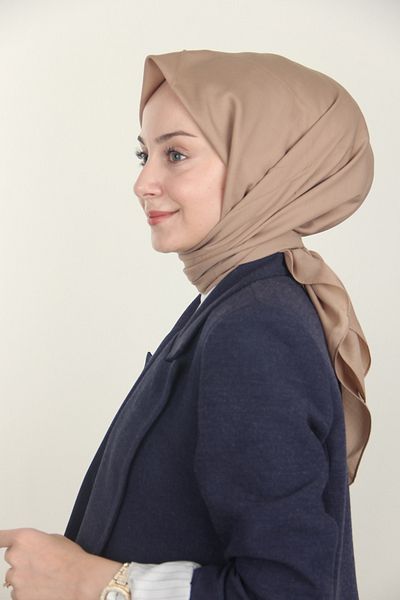 Emproyal Φουλάρι Mink Imperial Plain βαμβακερό βισκόζη