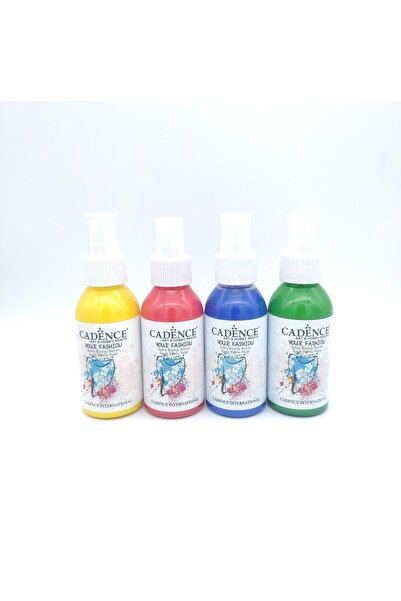 Cadence Sprey Kumaş Boyası 100ml 4lü Set