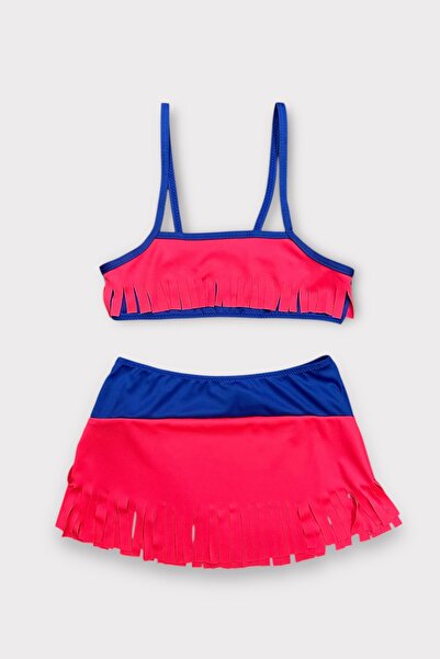 Nilmay mayo Kız Çocuk Etekli Bikini Takımı