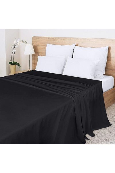 INTER Z Oversized Plain Elastic Bed Sheet Set 240X260