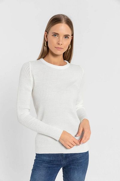 Miss Poem Women's 2-Piece Long Crew Neck Basic Plain Knitwear Sweater