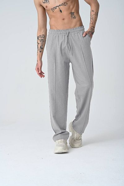 İMVAGO Baggy Pleated Linen Trousers