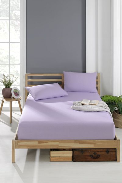 INTER Z King Size Ranforce 57 Wire Elastic Sheet Set 180X200 (Including 2 Pillowcases)