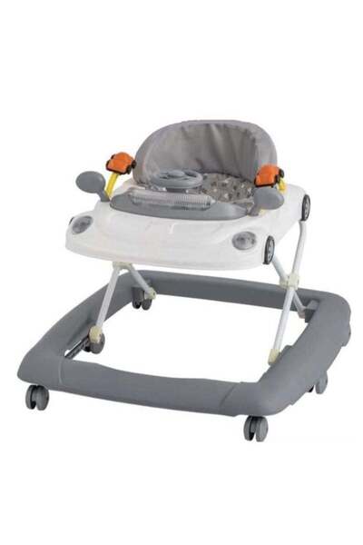 BabyCara مشاية أطفال قابلة للتعديل مع ألعاب وموسيقى 6 عجلات