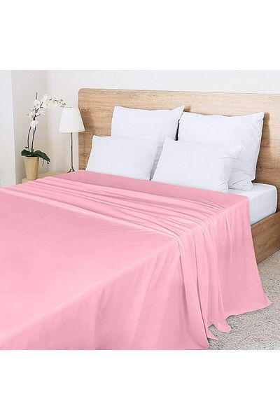 INTER Z Oversized Plain Elastic Bed Sheet Set 240X260