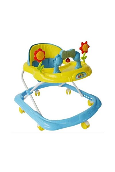 BabyCara مشاية أطفال مزودة بموسيقى وإضاءة مع إمكانية تعديل الارتفاع في 3 أوضاع