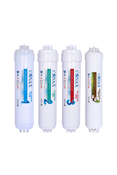 Conax Orijinal 3 Aşama Filtre Seti + Postkarbon Filtre