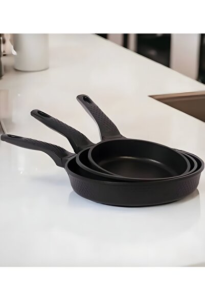 defnesare طقم مقالي من الجرانيت المصبوب مكون من 3 قطع