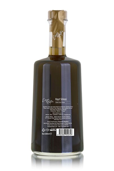 DAYE HATUN Hayıt Sirkesi / Chaste Seed Vinegar (doğal Fermente Canlı Sirke / Naturally Fermented / 500 Ml)