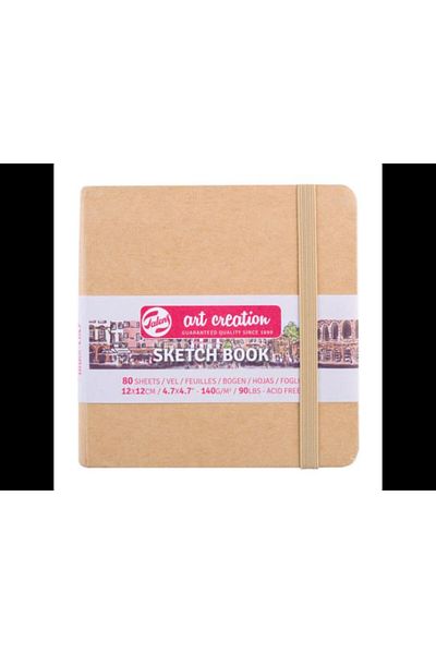 Talens Art Creation Sketchbook 140 Gr 12 X 12 cm Kraft
