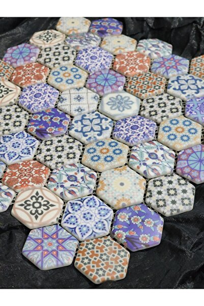 Atölye Öğretmenim Mozaik Taşı 1 Adet File (28 *28 CM) File Içi 1 Adet Taş 3.5 Cm