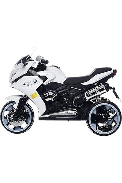 ALBADER Kids Ride On Motorcycle, Children's Electric Motorcycle With Double Rechargeable Toy Cars