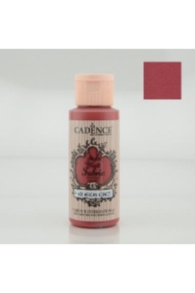 Cadence STYLE MATT KUMAŞ BOYA F-608 MERCAN KIRMIZI 59ML