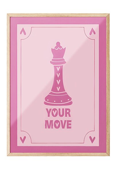 Postifull Εικόνα με ξύλινο πλαίσιο, σετ αφίσας και πλαισίων, Your Move Comfor...