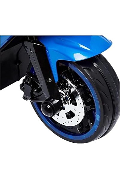 ALBADER Kids Ride On Motorcycle, Children's Electric Motorcycle With Double Rechargeable Toy Cars