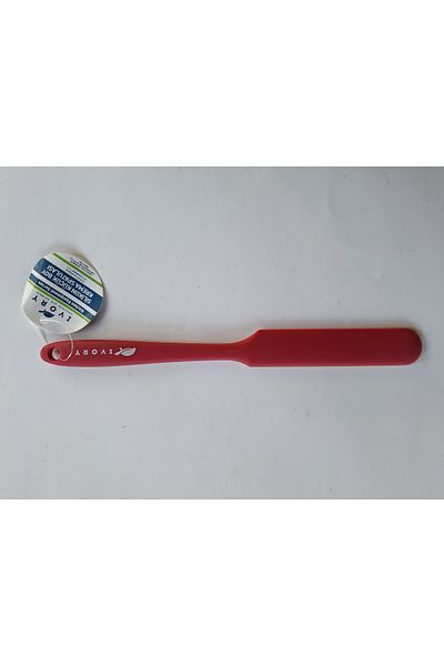 IVORY Small Thin Non-Barning Non-Stecking Silicone Cake Spoon