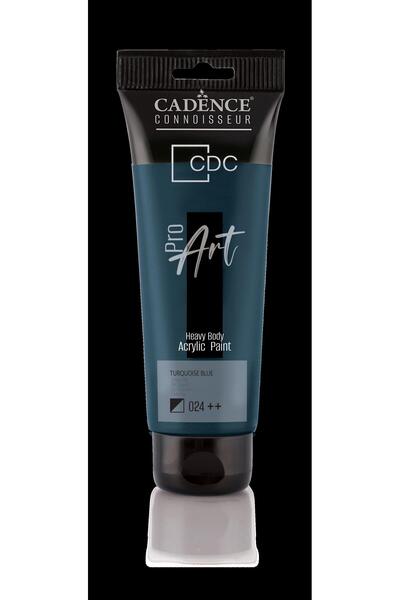 Cadence Boya طلاء أكريليك ثقيل الجسم من بروارت Pr-024 أزرق فيروزي 120 مل