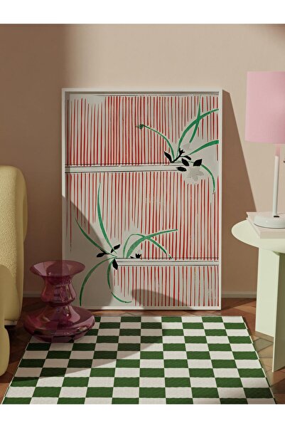 Postifull Tablou cu ramă albă, pictură de perete, Bijutsu Sekai - Morning Glory Comfort Seria NR:108721