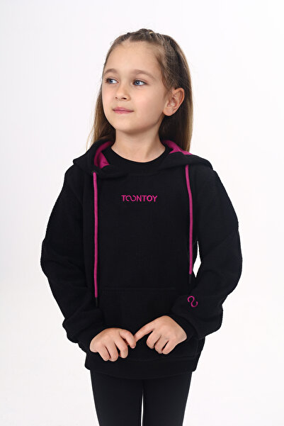 Toontoy Unisex Kids Sweatshirt with Embroidery Detail