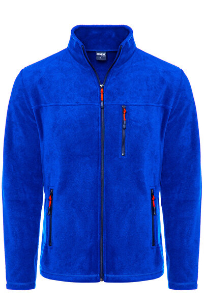 VEGA PORT Jachetă unisex albastră cu guler Bato, cu fermoar complet, cu 3 buzunare, pentru exterior