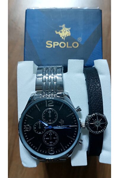 SPOLO Erkek Kol Saati 2'li Set