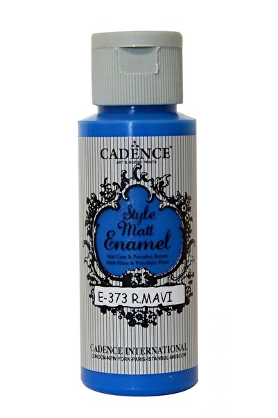 Cadence Enamel Cam Boyası E-373 Royal Mavi 59ml