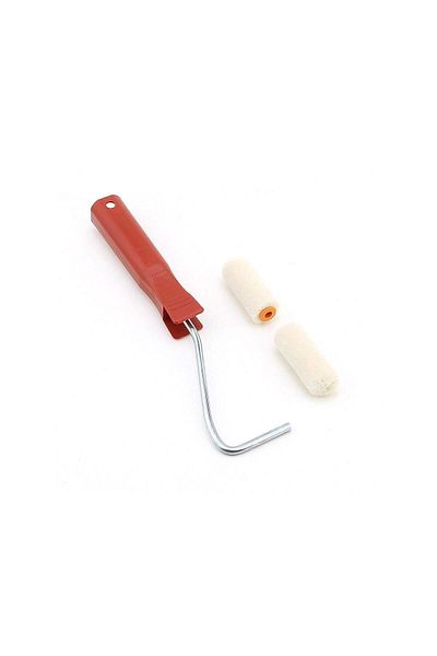 Cadence Boya Velvet Roller Brush with Metal Handle and 1 Spare Tip