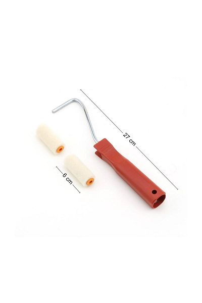 Cadence Boya Velvet Roller Brush with Metal Handle and 1 Spare Tip
