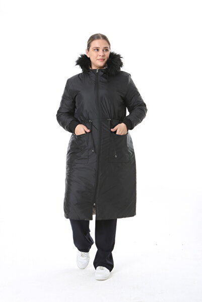 TUTveAL Collection Large Size Double Sided Water Resistant Parka - Winter Coat