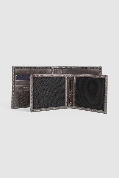 La La'Graccio Paris Ανδρικό πορτοφόλι La'Graccio Paris από γνήσιο δέρμα Crazy Grey