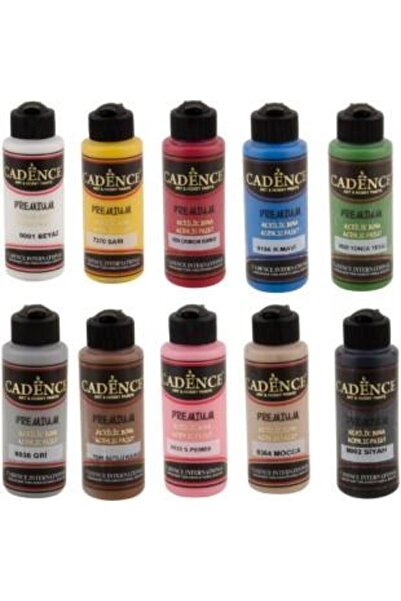 Cadence Akrilik Boya 120 ml 10'lu Set