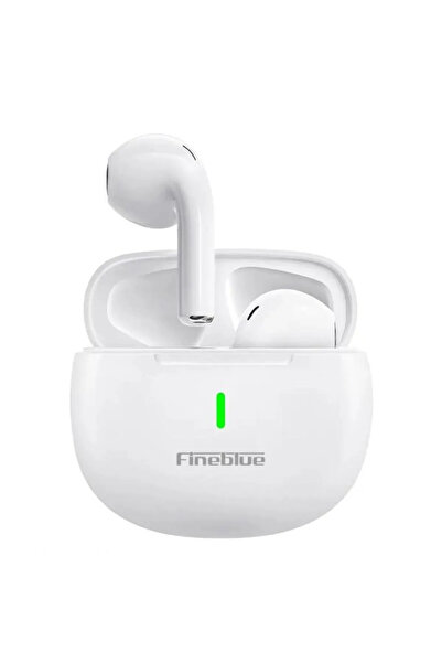 izel aksesuar Fineblue Beyaz M5 Kablosuz Kulaklık Bluetooth Kualklık
