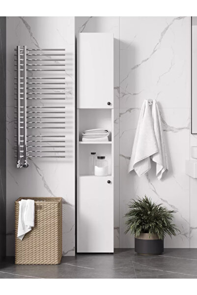 Lavanta Mobilya İmalat POSOF MDF BEYAZ ÇOK AMAÇLI BANYO  DOLABI (1. Sınıf MDF)