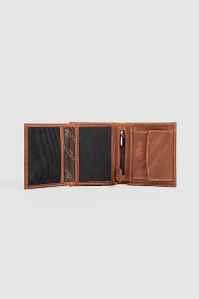 La La'Graccio Paris Мъжки портфейл La'graccio Paris от естествена кожа Crazy Tan