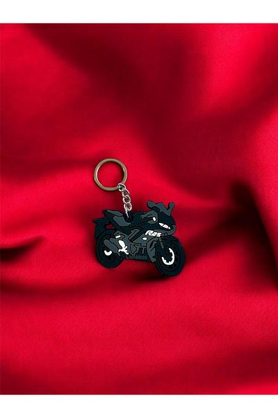 Lambbos Yamaha R25 Black Keychain