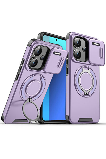 Deppo Trend Xiaomi Redmi Note 13 Pro Plus Uyumlu Kılıf Kamera Korumalı Sürgül...