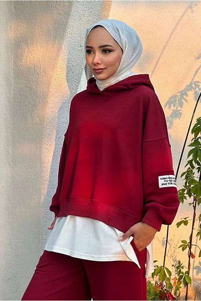 Moda Rosa 25K2214 - Claret Red - Armali Sports Double Suit