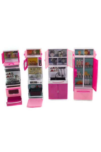 Çelik Oyuncak Mutfak Seti Oyuncak Şef Mutfak Seti 4 lü