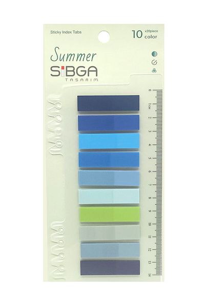 sibga tasarım Transparent Colored Postit Post-it Post It.Bookmark Bookmark Postit Sticker Note Paper 200 Sheets