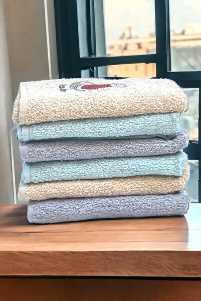MixCotton Home 6 قطع مناشف المطبخ مقاس 30x50 سم من القطن الخالص