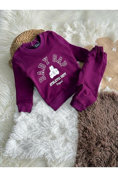 Tarz Cherry Rotten Yarn Unisex Children's Bottom Set