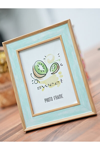 BSP AÇIK YEŞİL KREM 13X18 CM RESİM ÇERÇEVESİ (CAMLI)