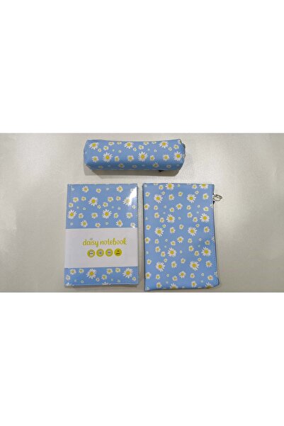 Lizy Штучна шкіра з принтом ромашки, пенал для олівців