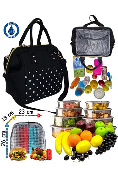 USF Mother Baby Carrying Bag with Hanger Thermal Insulation Thermal Thermos Food, Food, Feeding, Food Bag