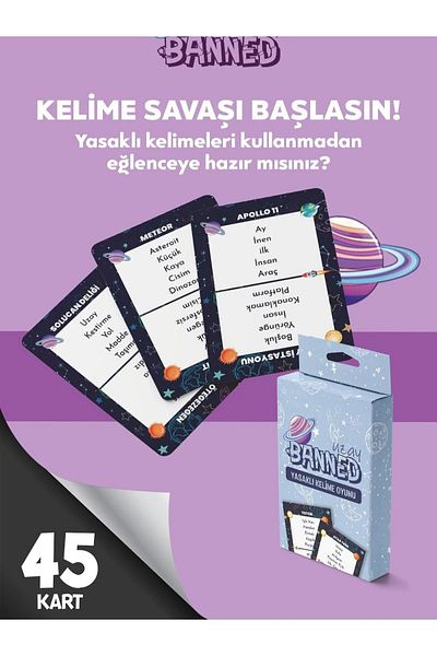 Planet Butik Banned Space Banned Word Game