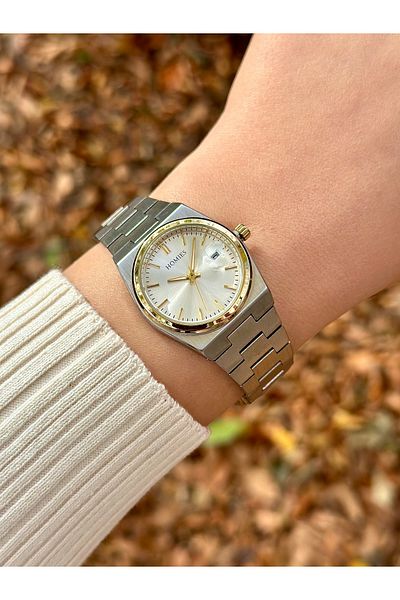 Homies Women's Waterproof Wristwatch with Steel Cord Calendar