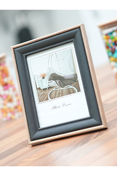 BSP AHŞAP VE SİYAH 10X15 CM RESİM ÇERÇEVESİ (CAMLI)