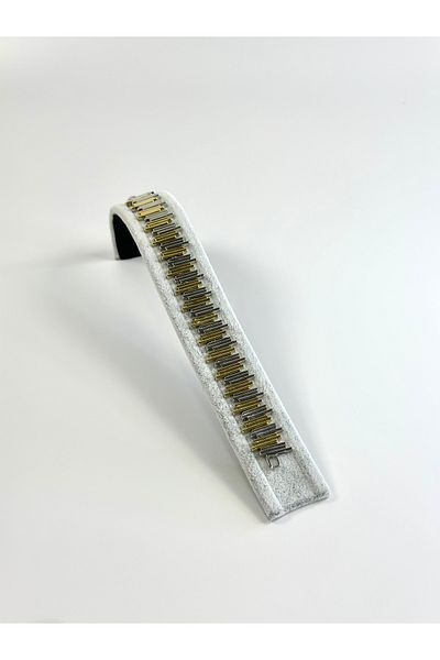 Store 316L Steel Double Light Gold Silver Tarnish Bracelet
